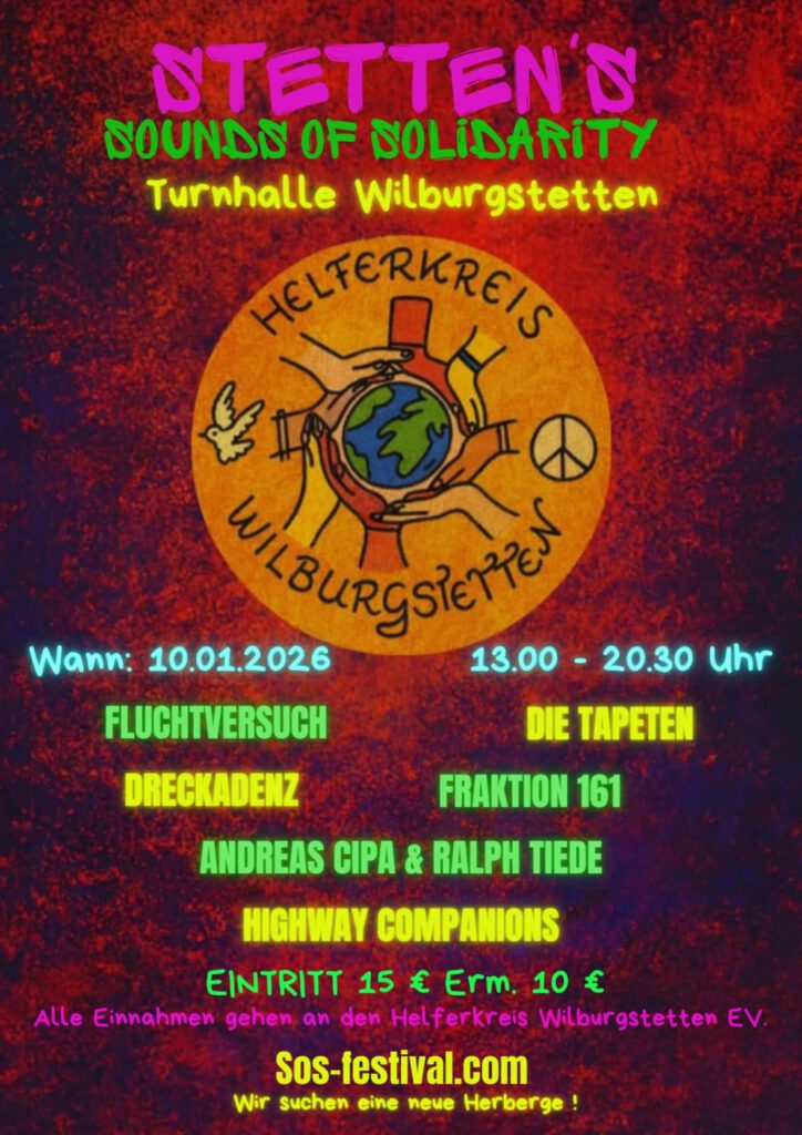 SOS Flyer Vorne 1